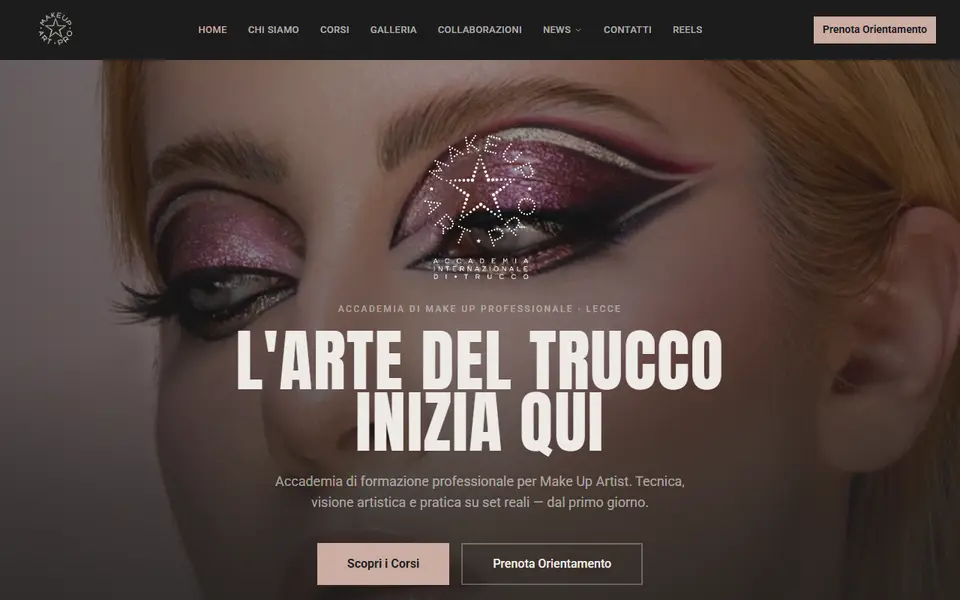 Il sito di Make Up Art Pro