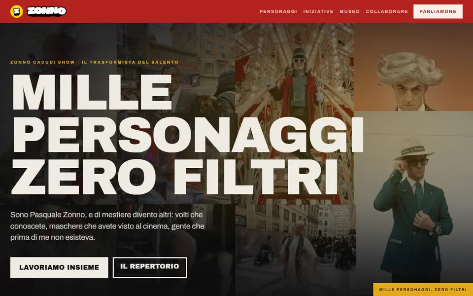 Il sito di Zonno Cacudi Show